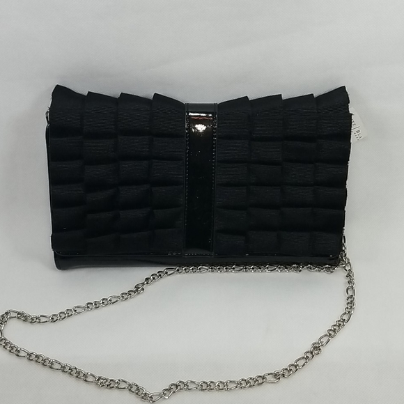 NWT White House Black Market Black Clutch